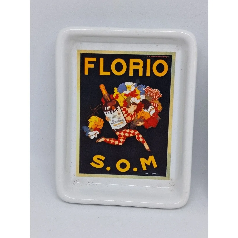Vintage Pottery‎ Barn Posters Trinket Tray Set Florio Isolabella Art Deco Dishes